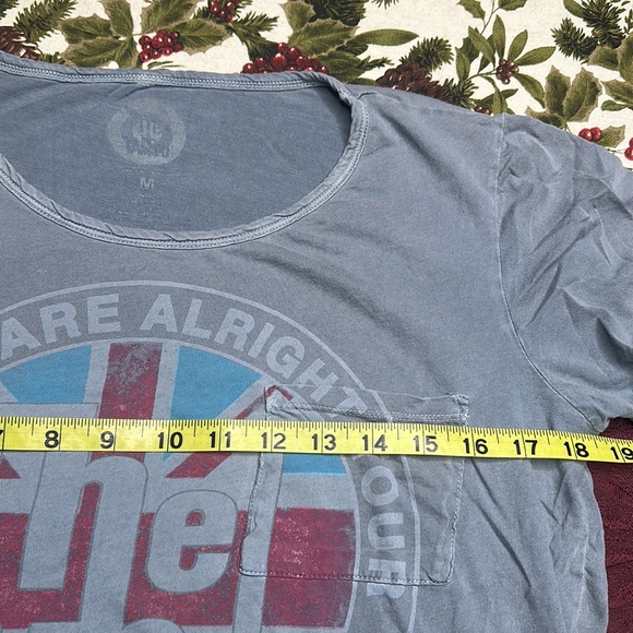 The Who Graphic tee with chest pocket grey size M - Picture 4 of 5